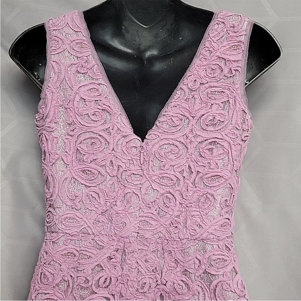 BCBGMaxAzria Lavender Lace Mini Dress - Picture 5 of 6